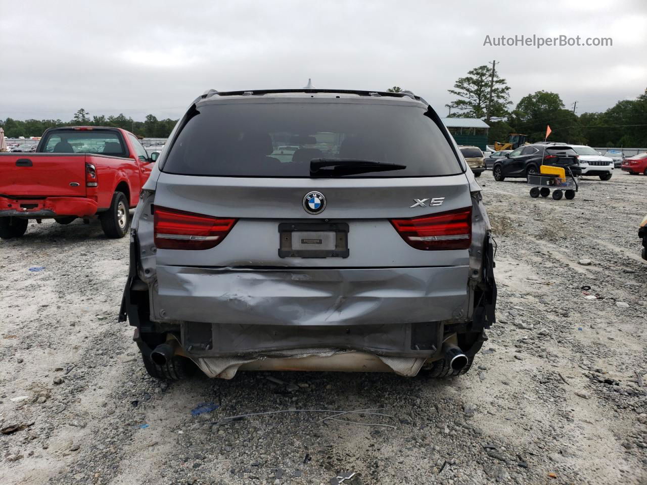 2015 Bmw X5 Xdrive35i Silver vin: 5UXKR0C59F0P14450