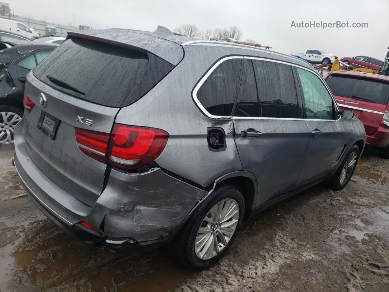 2016 Bmw X5 Xdrive35i Серый vin: 5UXKR0C59G0U49367