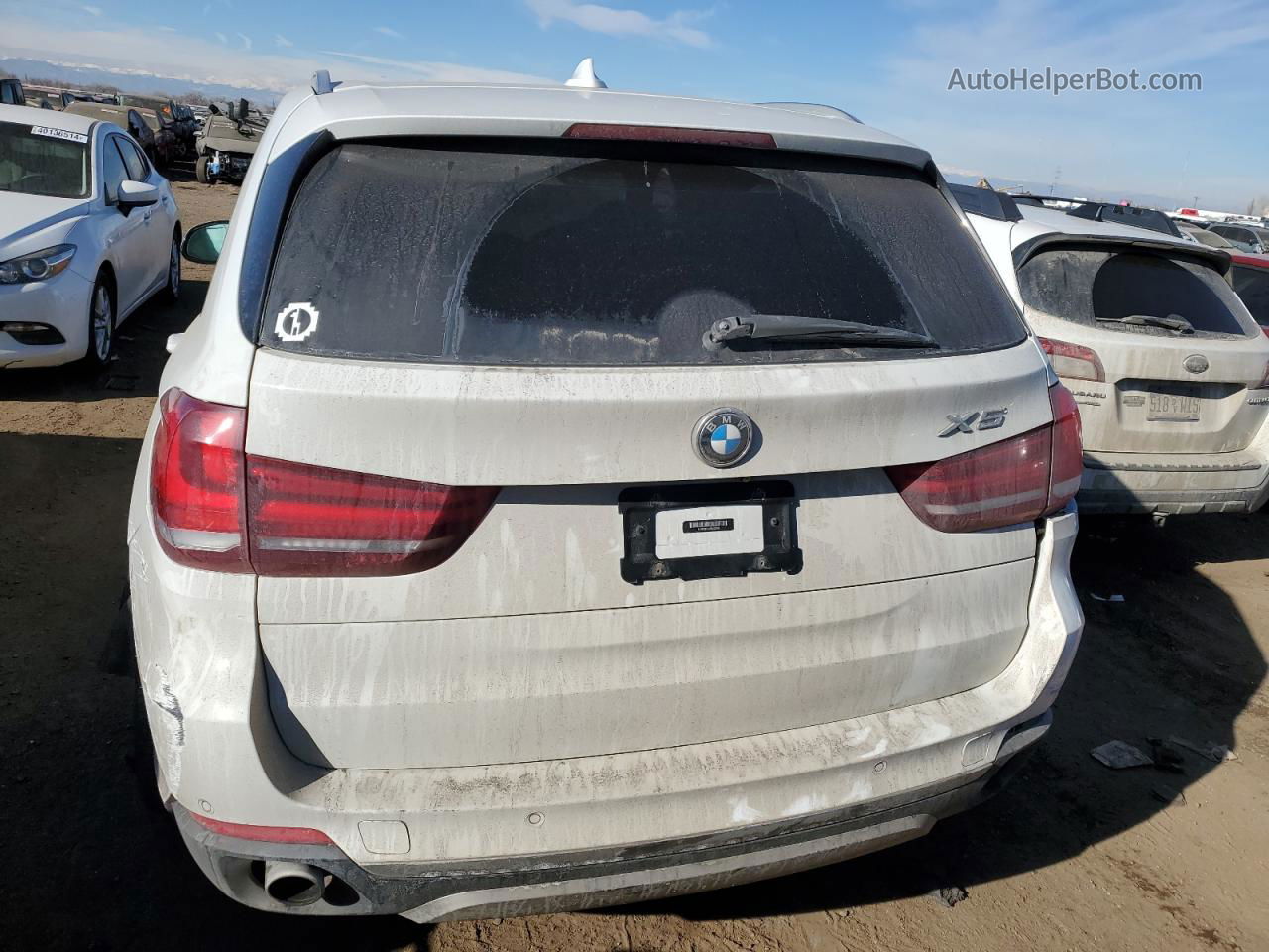 2014 Bmw X5 Xdrive35i Белый vin: 5UXKR0C5XE0H20792