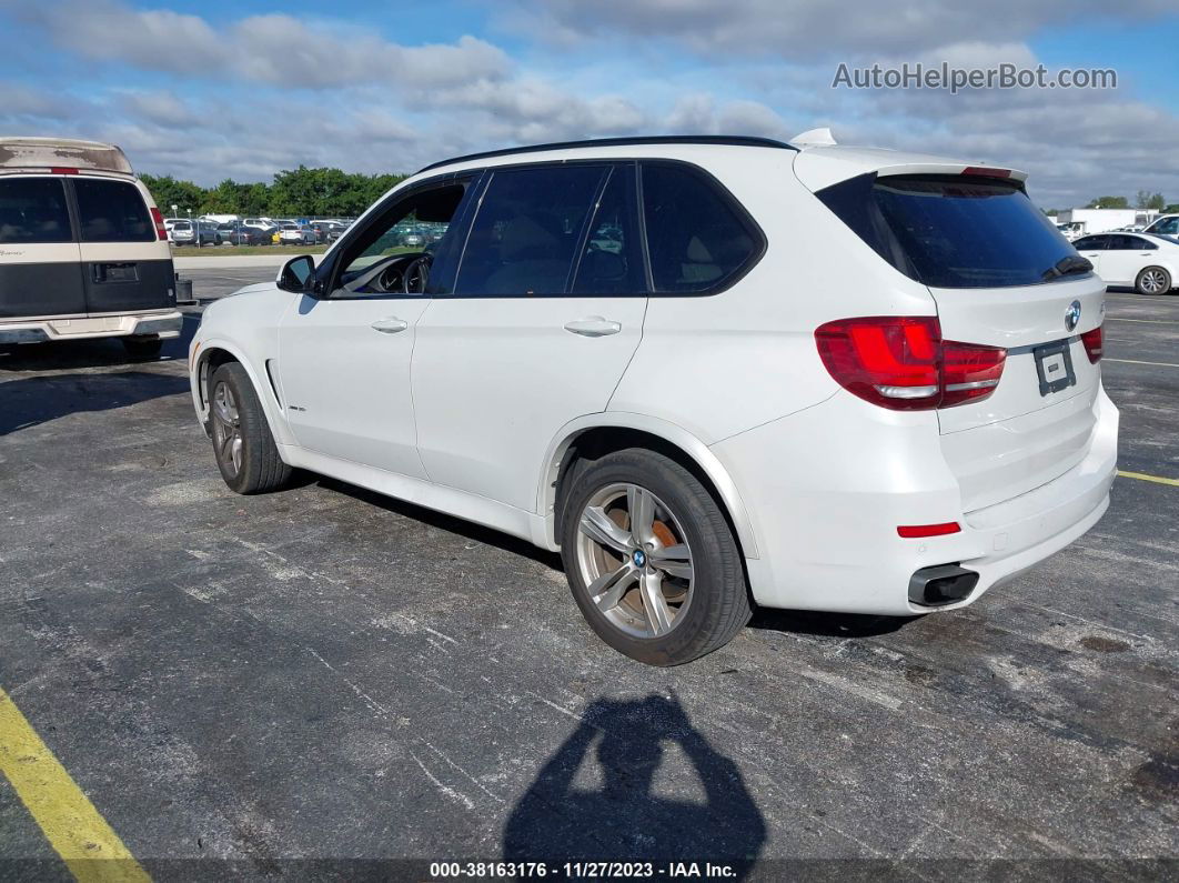 2014 Bmw X5 Xdrive35i White vin: 5UXKR0C5XE0H21070