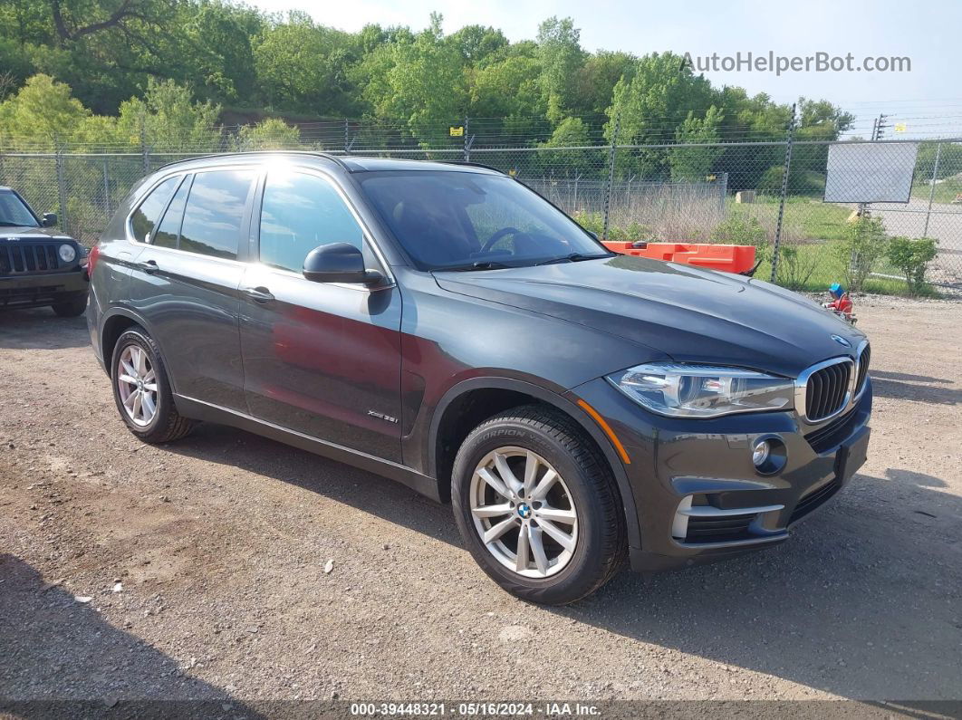 2014 Bmw X5 Xdrive35i Gray vin: 5UXKR0C5XE0H22896