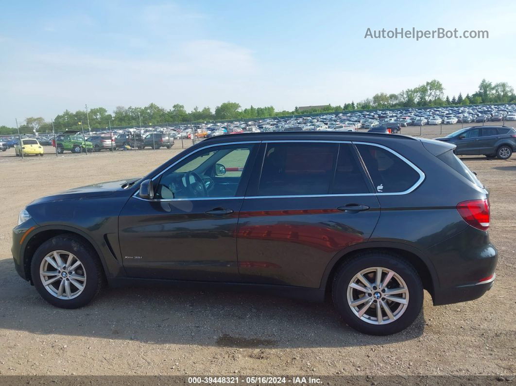 2014 Bmw X5 Xdrive35i Gray vin: 5UXKR0C5XE0H22896