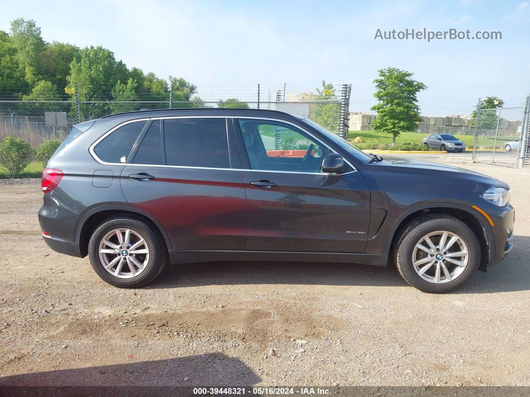 2014 Bmw X5 Xdrive35i Gray vin: 5UXKR0C5XE0H22896