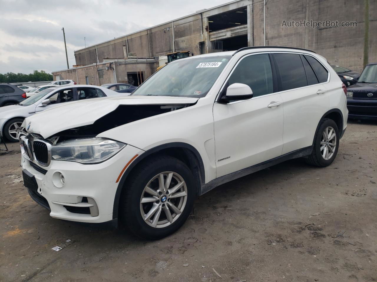 2014 Bmw X5 Xdrive35i Белый vin: 5UXKR0C5XE0K44315