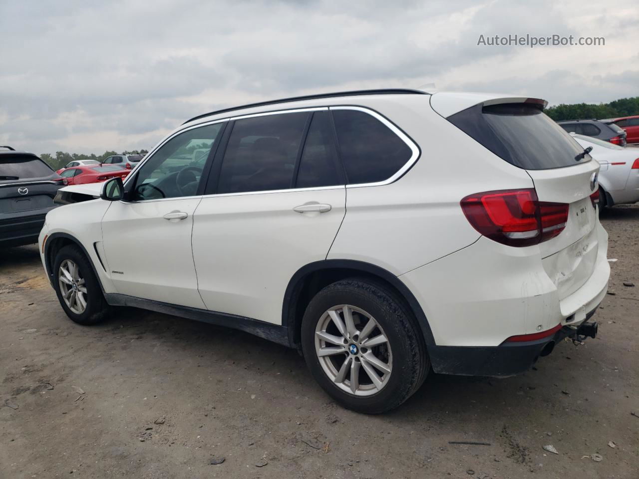 2014 Bmw X5 Xdrive35i White vin: 5UXKR0C5XE0K44315