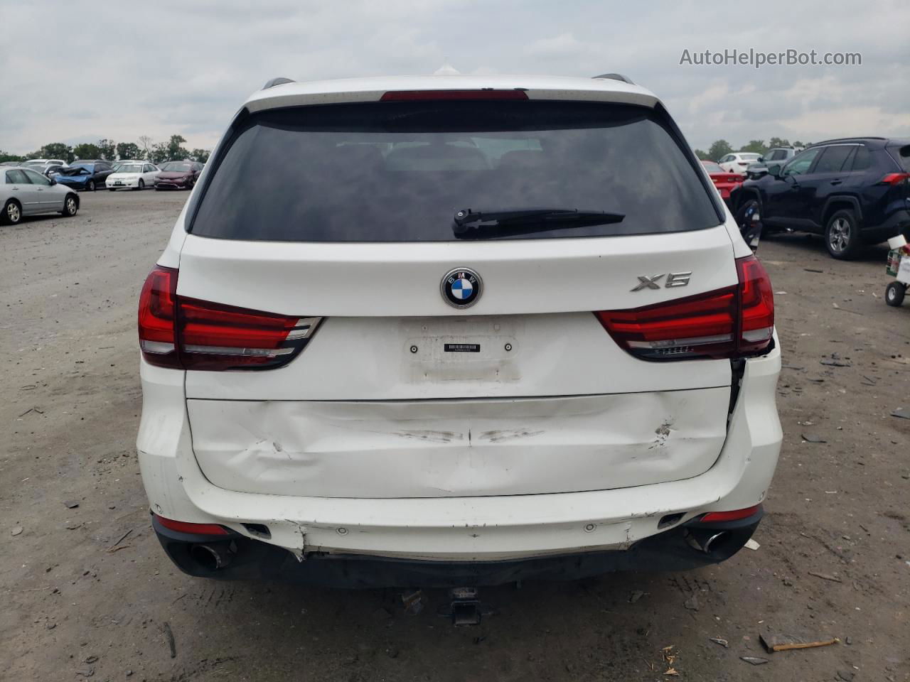 2014 Bmw X5 Xdrive35i Белый vin: 5UXKR0C5XE0K44315