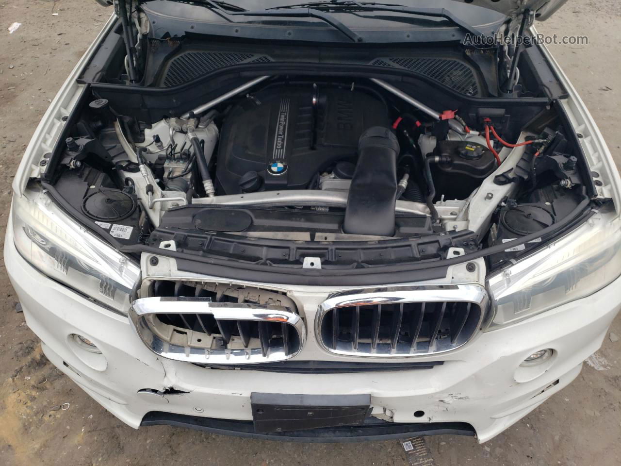 2014 Bmw X5 Xdrive35i Белый vin: 5UXKR0C5XE0K44315