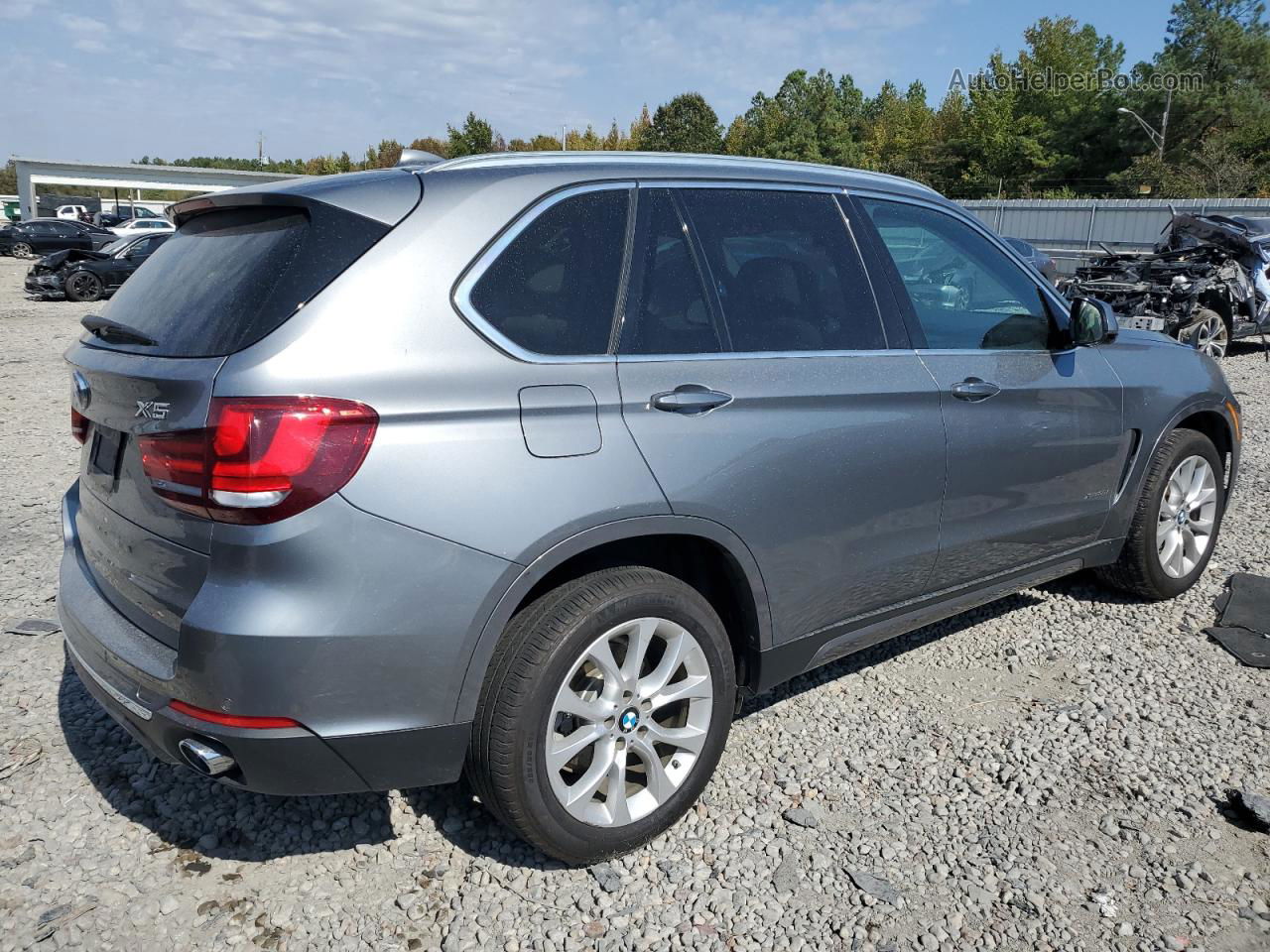 2014 Bmw X5 Xdrive35i Silver vin: 5UXKR0C5XE0K49546