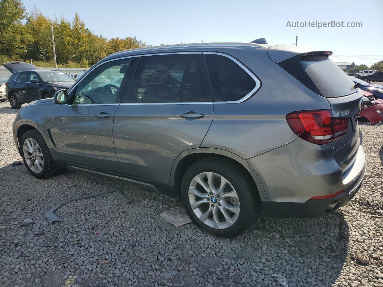 2014 Bmw X5 Xdrive35i Silver vin: 5UXKR0C5XE0K49546