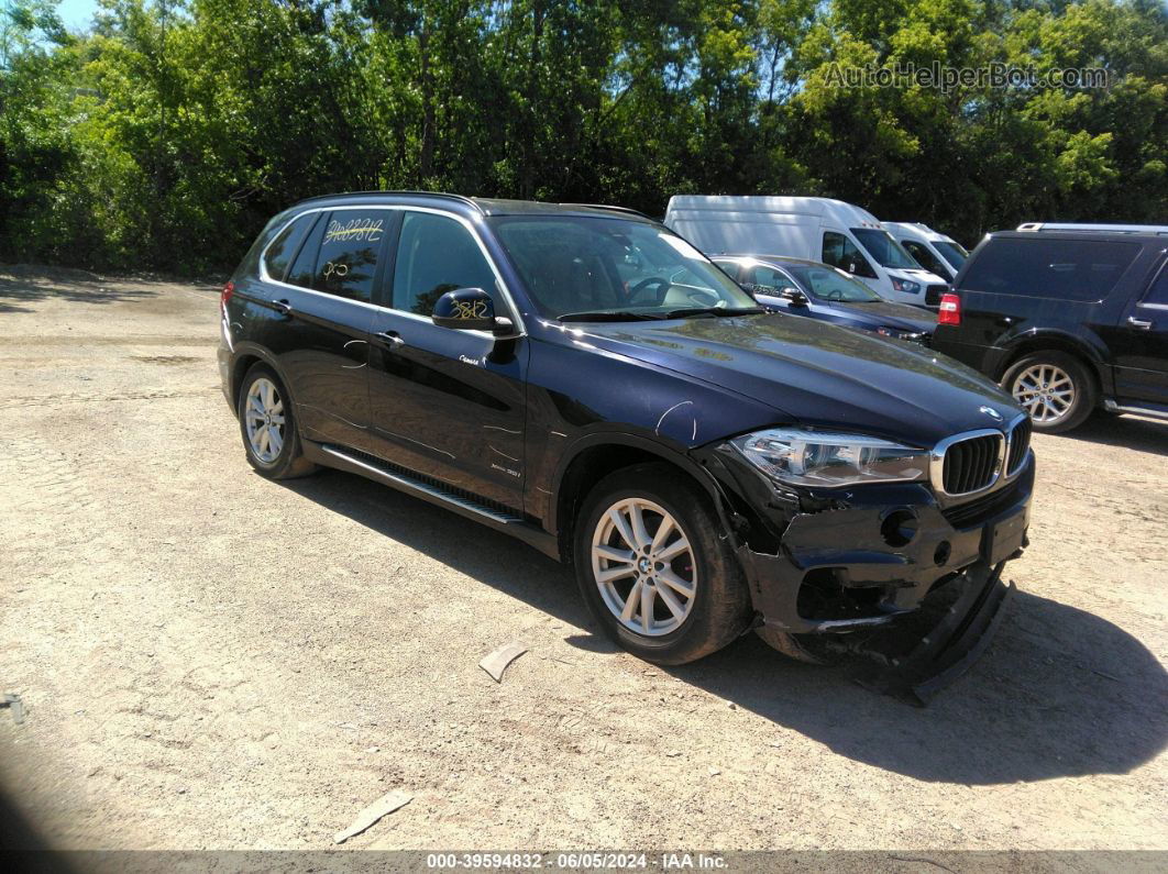 2014 Bmw X5 Xdrive35i Blue vin: 5UXKR0C5XE0K50292