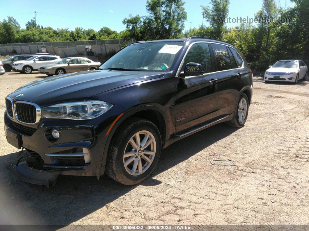 2014 Bmw X5 Xdrive35i Blue vin: 5UXKR0C5XE0K50292