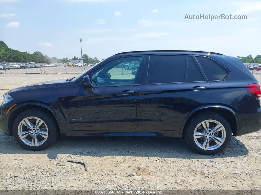 2015 Bmw X5 Xdrive35i Dark Blue vin: 5UXKR0C5XF0K61150