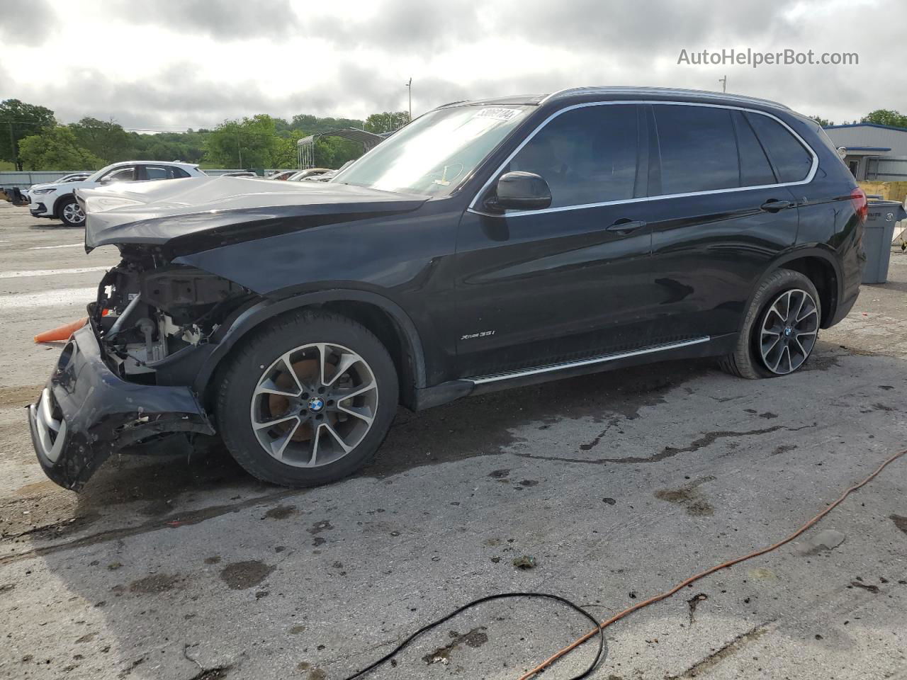 2015 Bmw X5 Xdrive35i Black vin: 5UXKR0C5XF0K62878