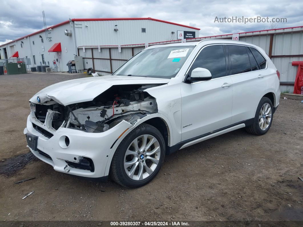 2015 Bmw X5 Xdrive35i White vin: 5UXKR0C5XF0K64727