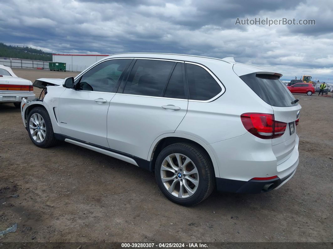 2015 Bmw X5 Xdrive35i White vin: 5UXKR0C5XF0K64727