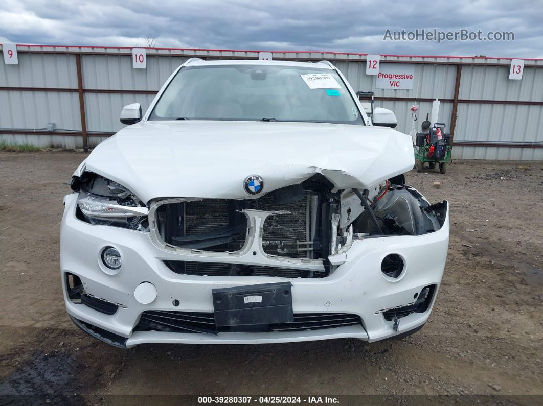 2015 Bmw X5 Xdrive35i White vin: 5UXKR0C5XF0K64727