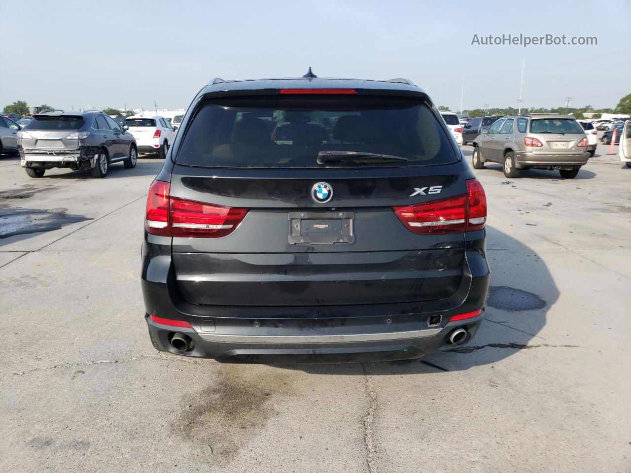 2015 Bmw X5 Xdrive35i Black vin: 5UXKR0C5XF0K65571