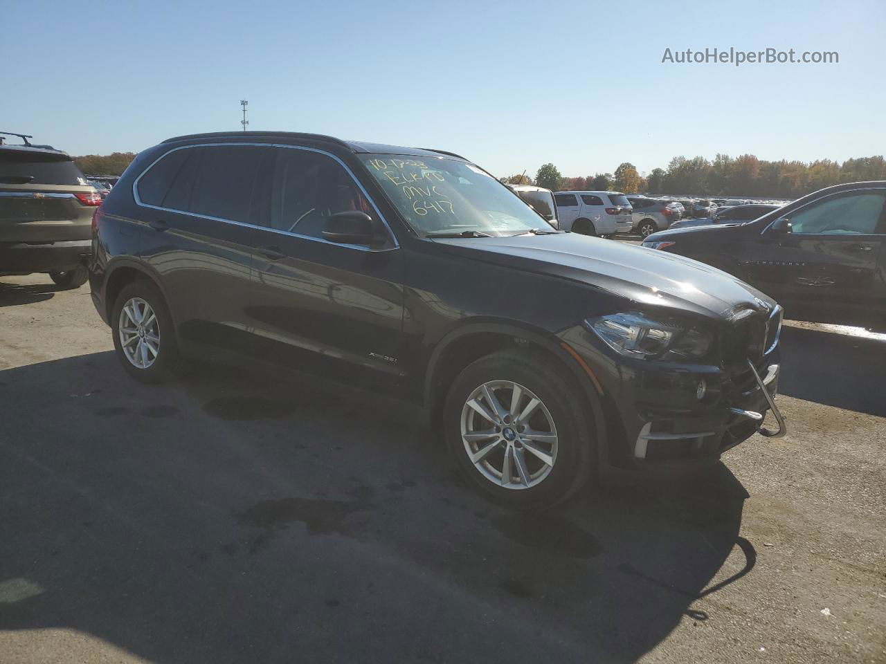 2015 Bmw X5 Xdrive35i Black vin: 5UXKR0C5XF0K69362