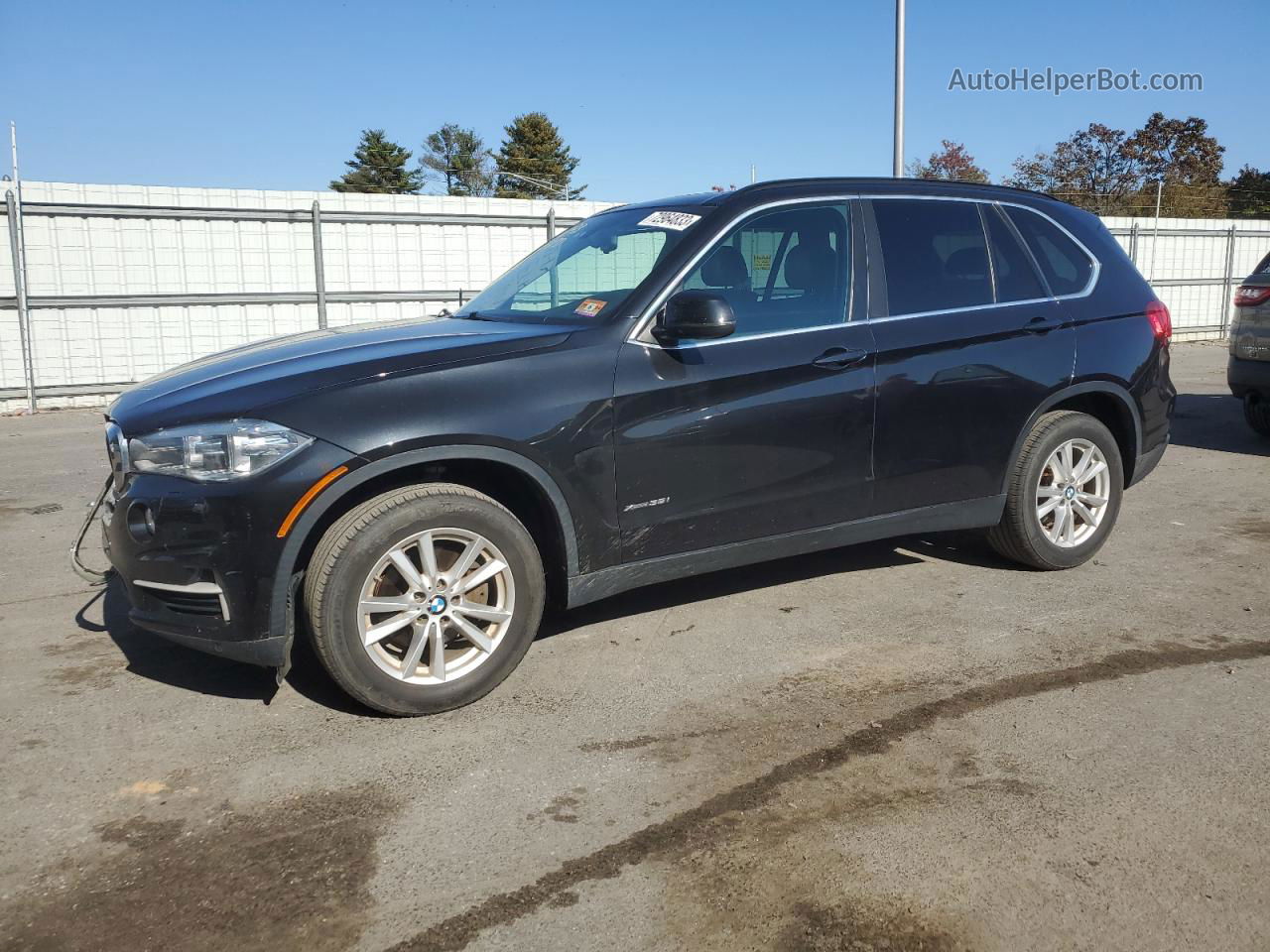 2015 Bmw X5 Xdrive35i Black vin: 5UXKR0C5XF0K69362