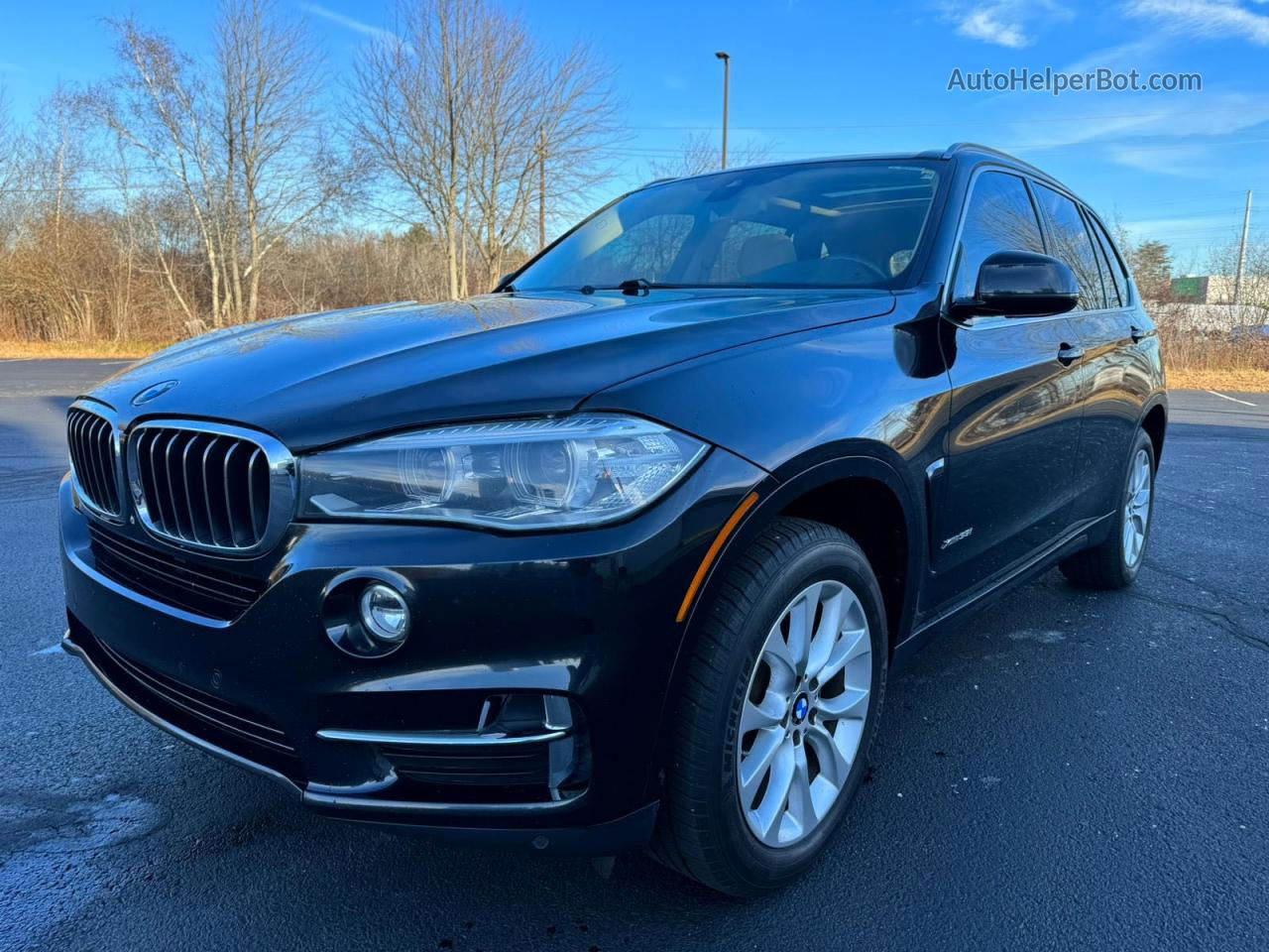 2015 Bmw X5 Xdrive35i Черный vin: 5UXKR0C5XF0P04722