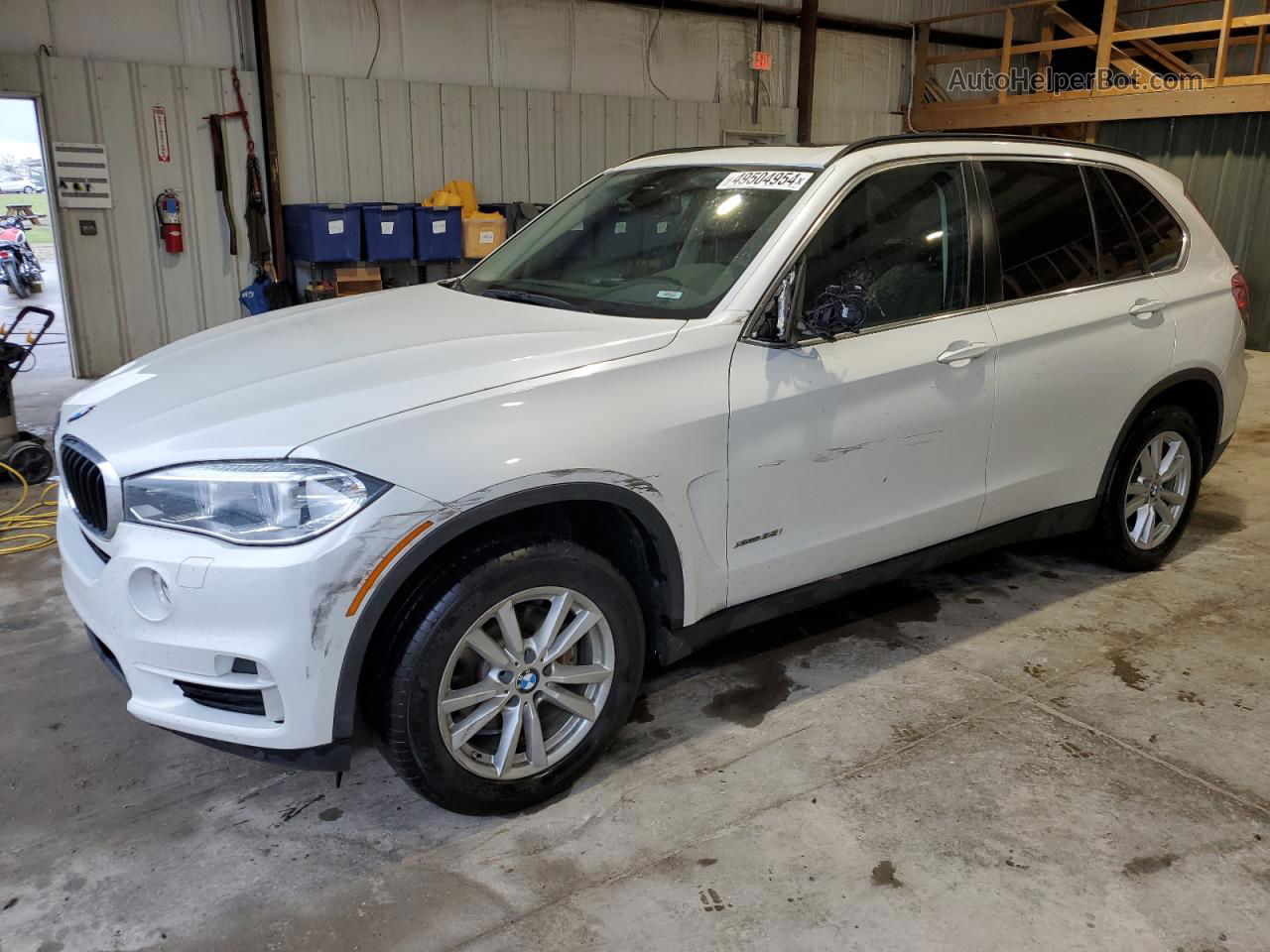 2015 Bmw X5 Xdrive35i White vin: 5UXKR0C5XF0P05479