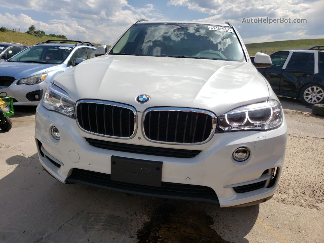 2015 Bmw X5 Xdrive35i Белый vin: 5UXKR0C5XF0P14571