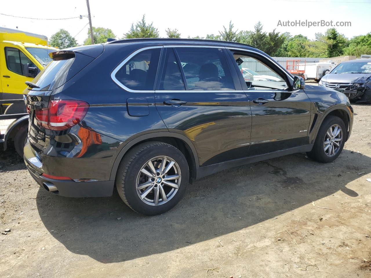 2015 Bmw X5 Xdrive35i Black vin: 5UXKR0C5XF0P15672