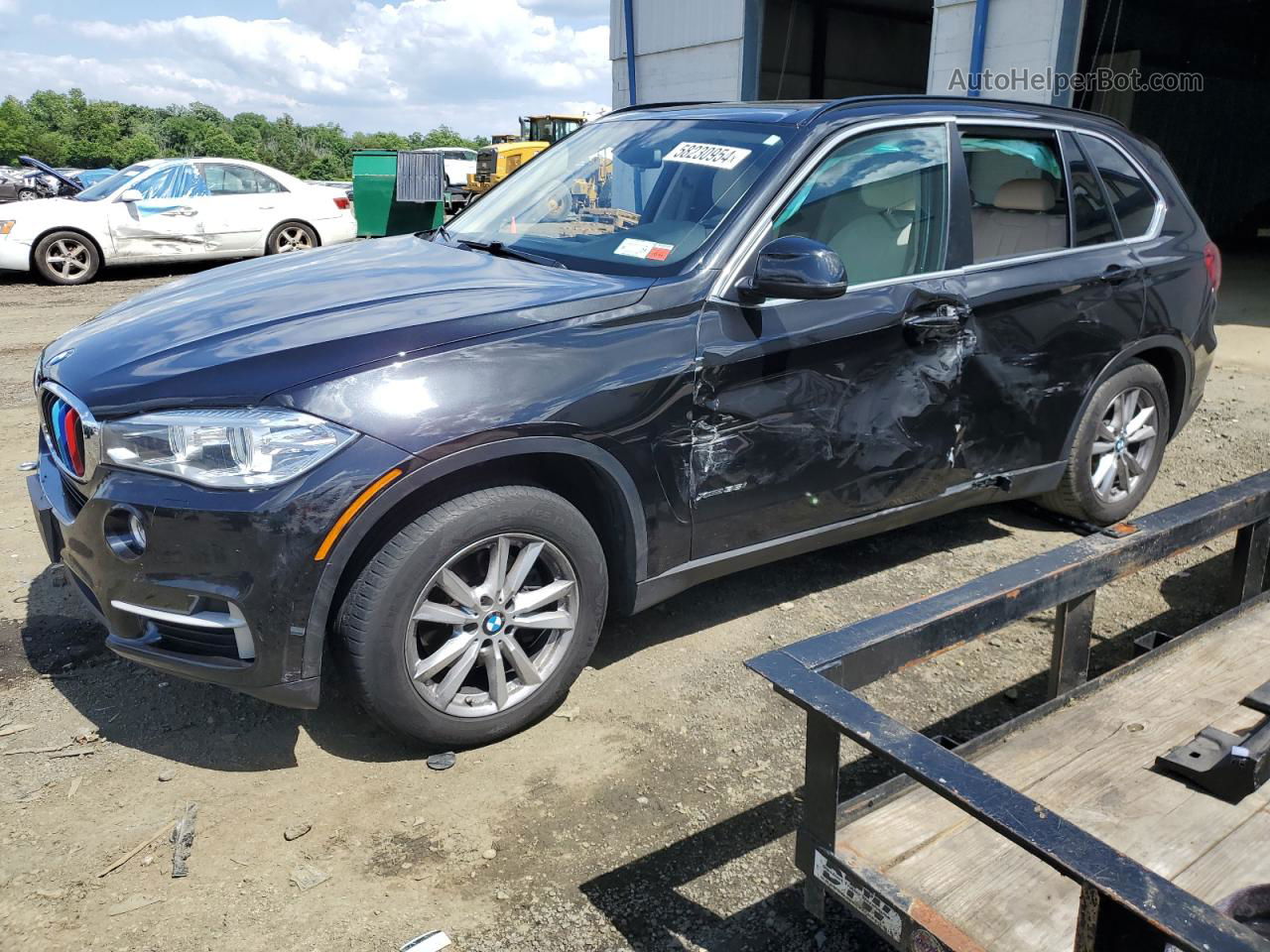 2015 Bmw X5 Xdrive35i Black vin: 5UXKR0C5XF0P15672