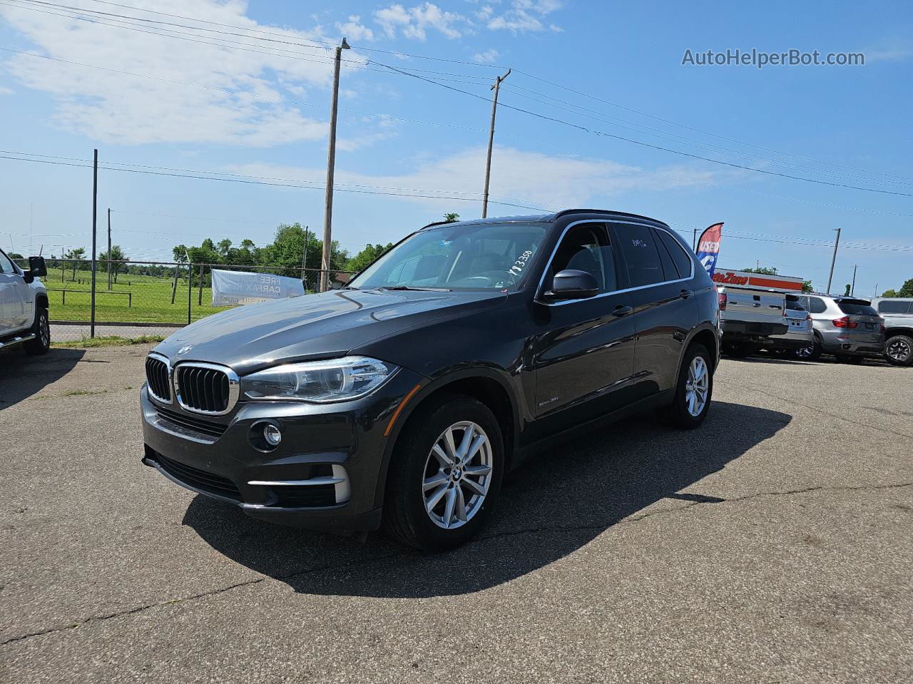 2014 Bmw X5 Sdrive35i Gray vin: 5UXKR2C50E0C00497