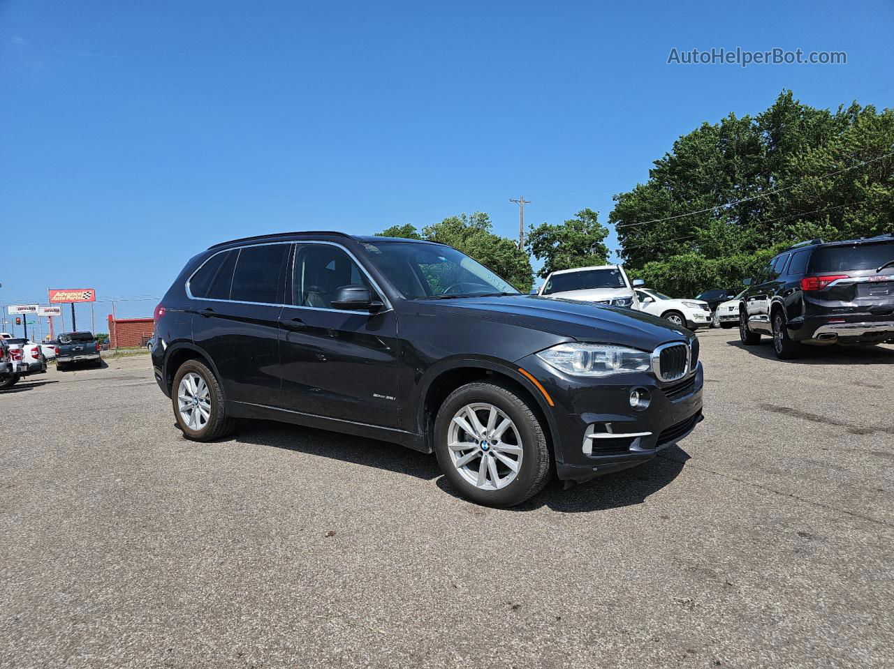 2014 Bmw X5 Sdrive35i Gray vin: 5UXKR2C50E0C00497