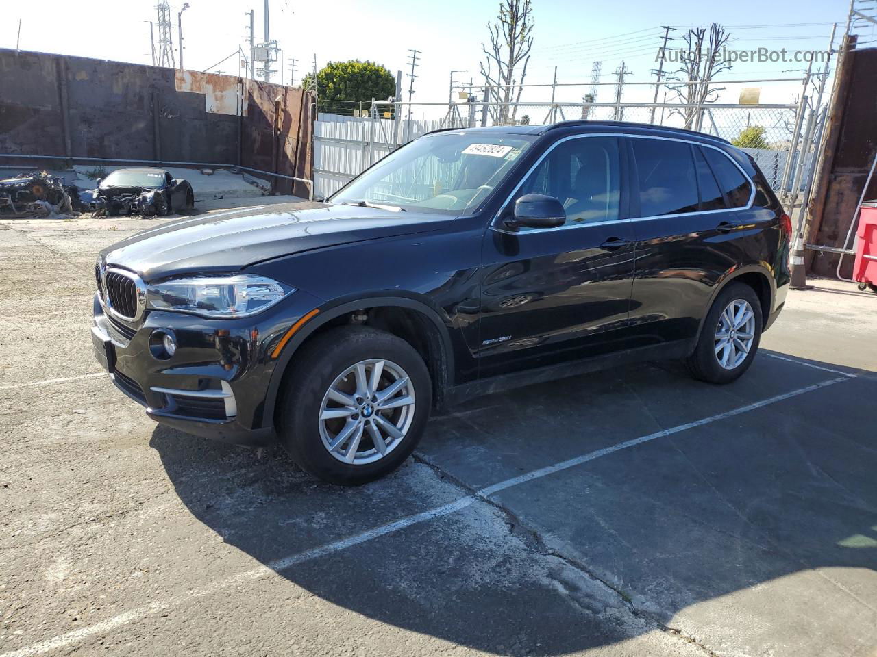 2014 Bmw X5 Sdrive35i Black vin: 5UXKR2C50E0H32400