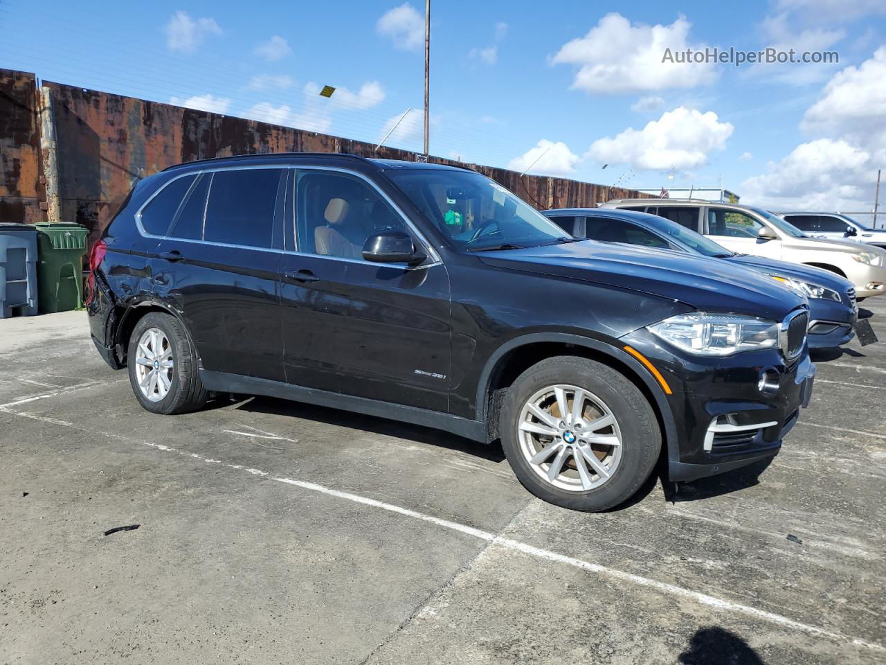 2014 Bmw X5 Sdrive35i Черный vin: 5UXKR2C50E0H32400