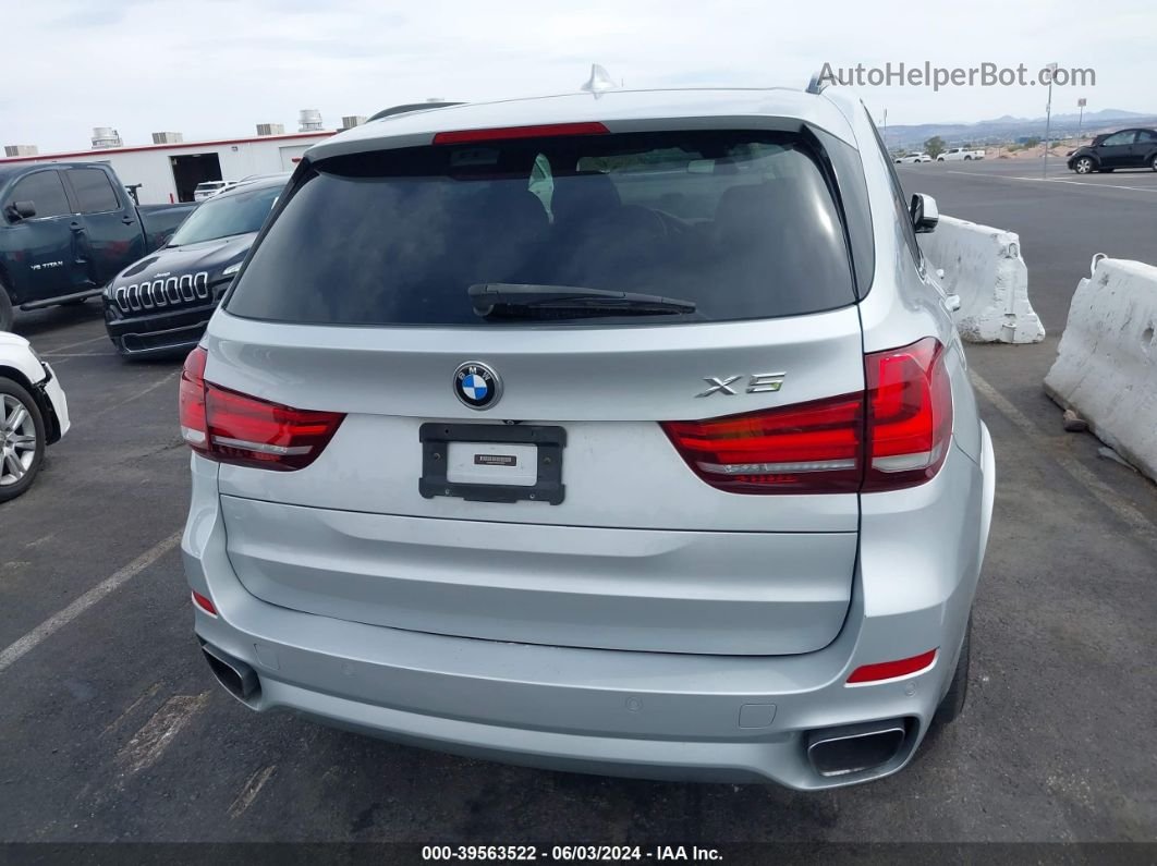 2015 Bmw X5 Sdrive35i Silver vin: 5UXKR2C50F0H36836