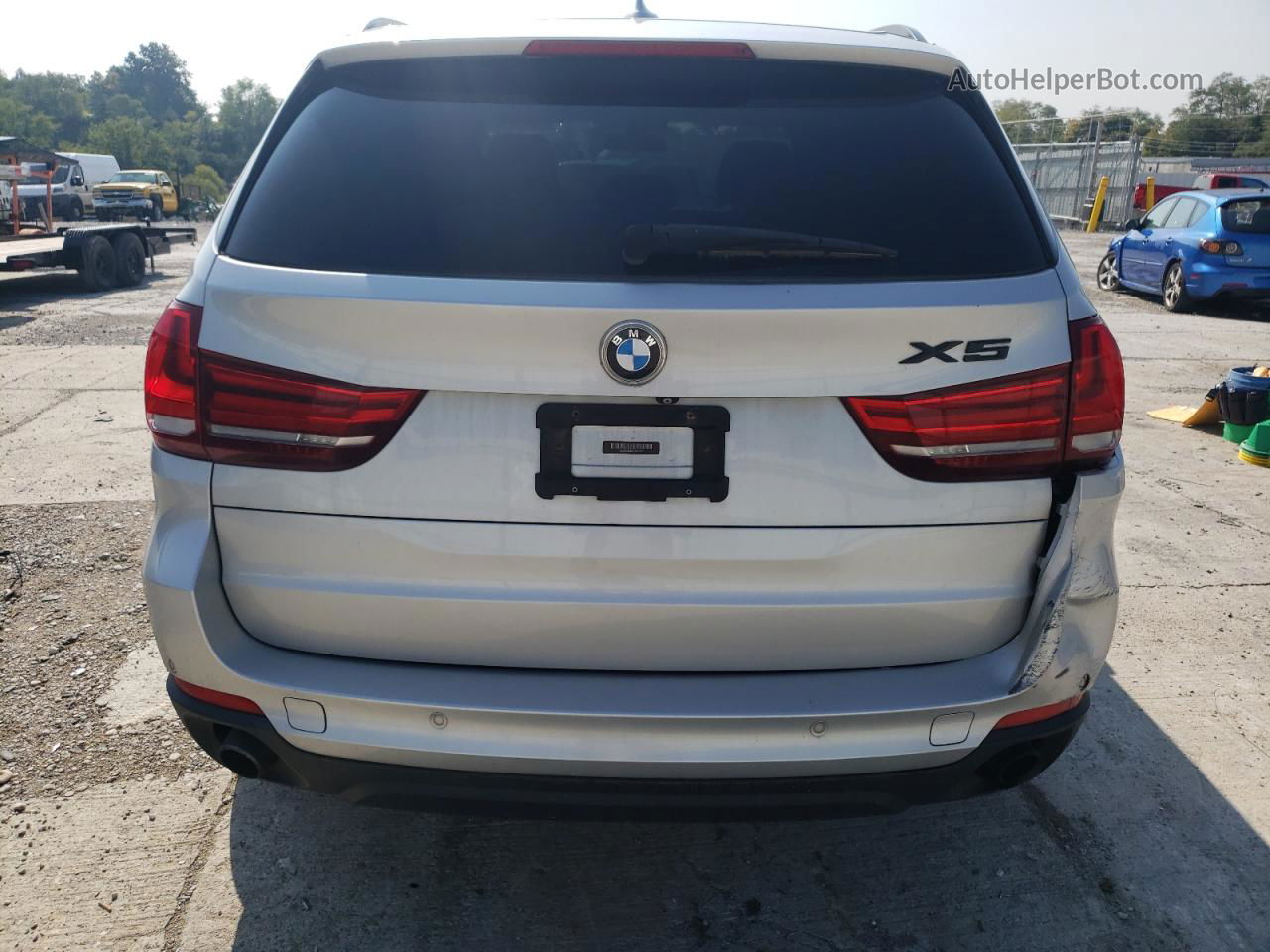 2015 Bmw X5 Sdrive35i Silver vin: 5UXKR2C50F0H37727