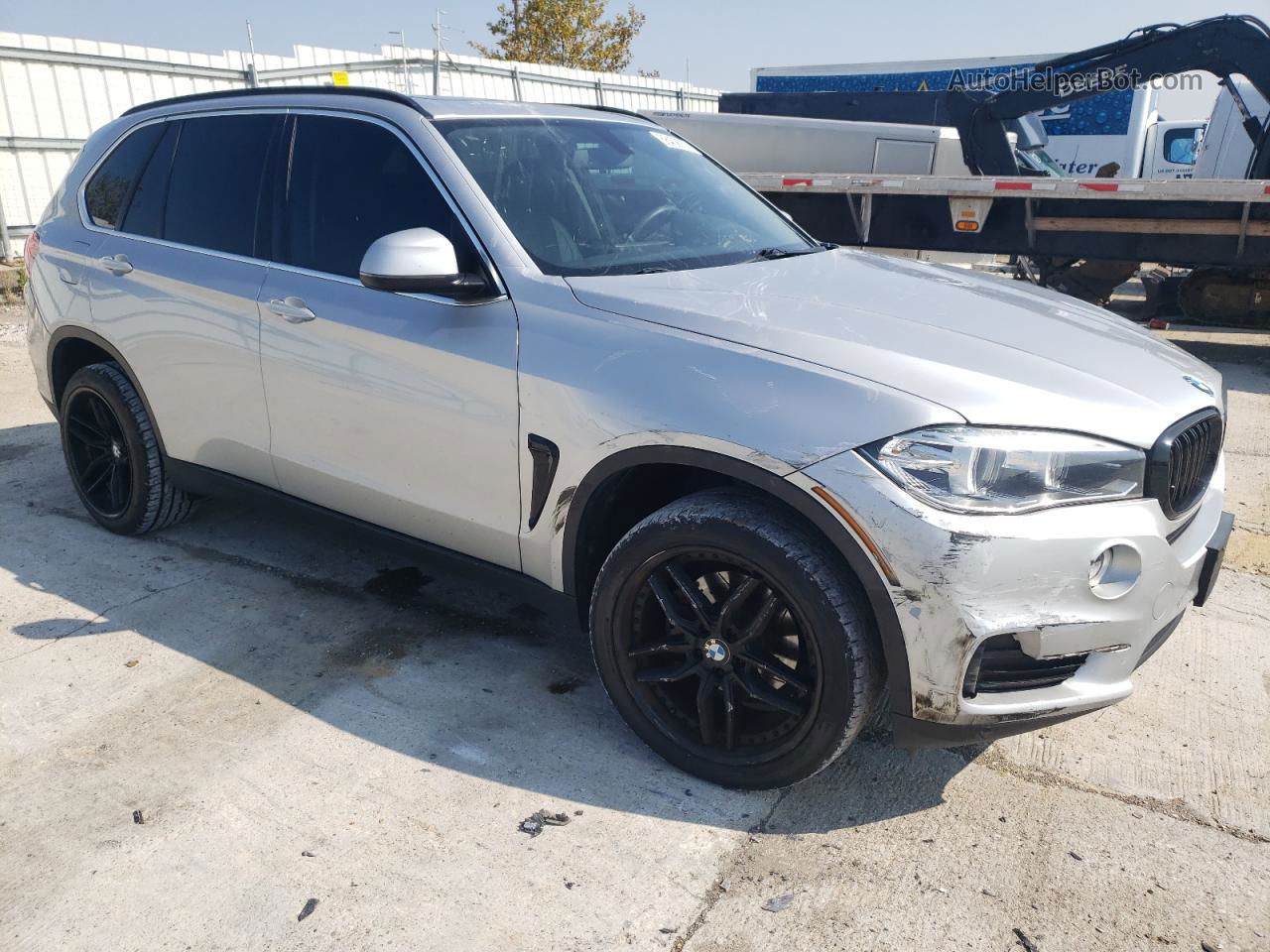 2015 Bmw X5 Sdrive35i Silver vin: 5UXKR2C50F0H37727