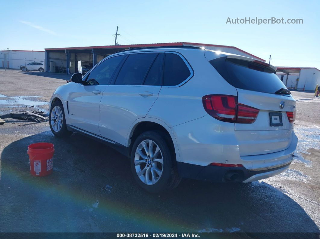 2015 Bmw X5 Sdrive35i White vin: 5UXKR2C50F0H38652