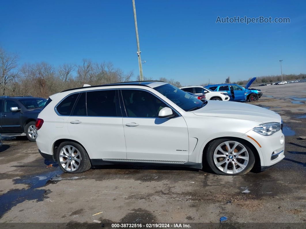 2015 Bmw X5 Sdrive35i White vin: 5UXKR2C50F0H38652