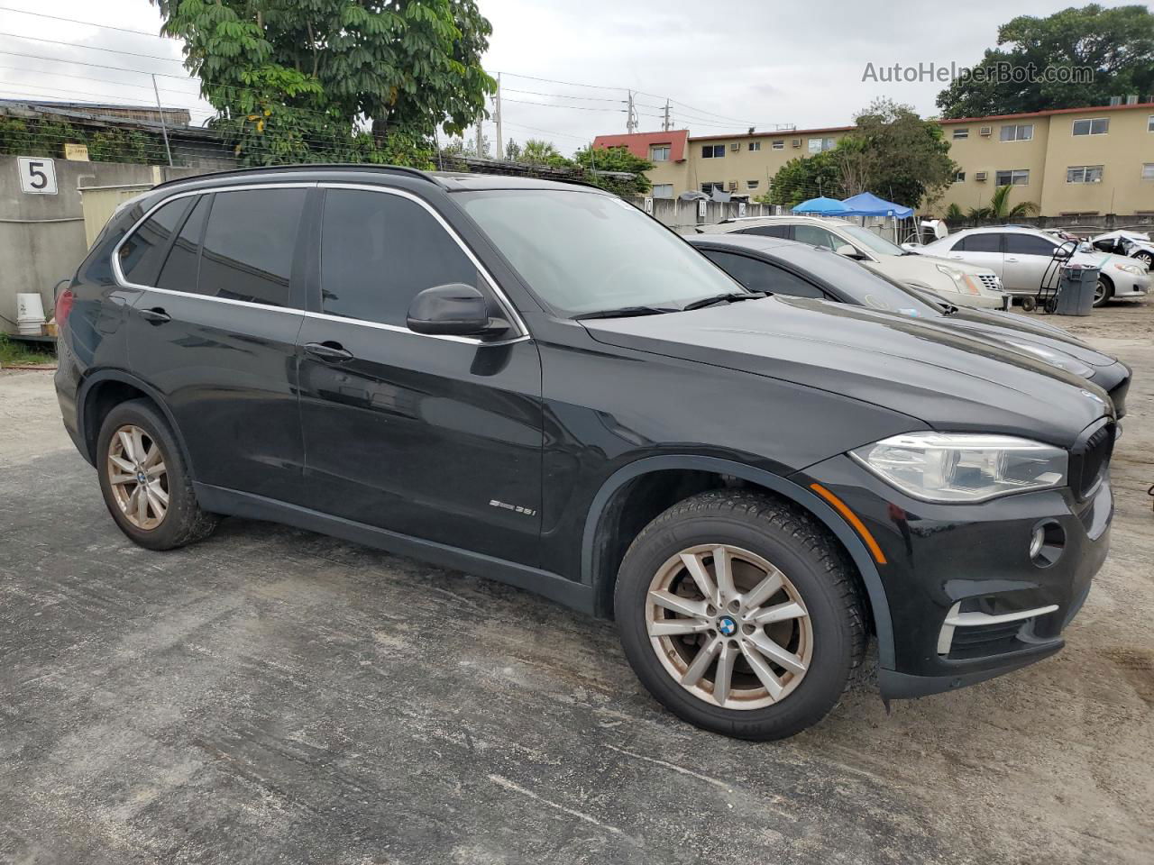 2014 Bmw X5 Sdrive35i Black vin: 5UXKR2C51E0C01173