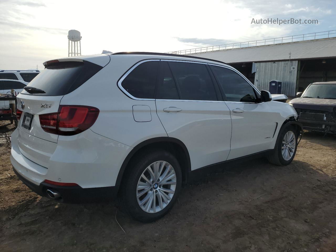 2014 Bmw X5 Sdrive35i White vin: 5UXKR2C51E0C01464