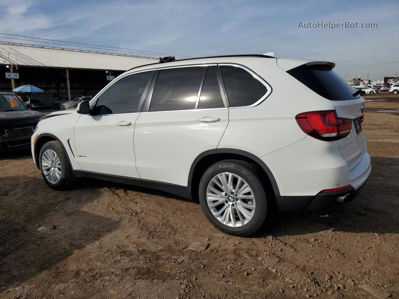 2014 Bmw X5 Sdrive35i White vin: 5UXKR2C51E0C01464