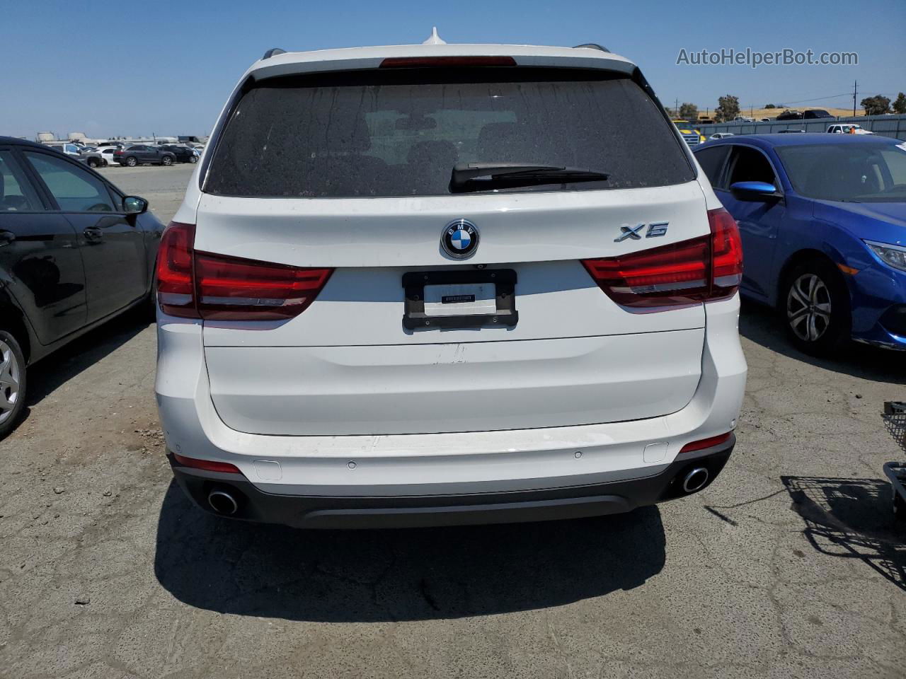 2014 Bmw X5 Sdrive35i White vin: 5UXKR2C51E0H31322