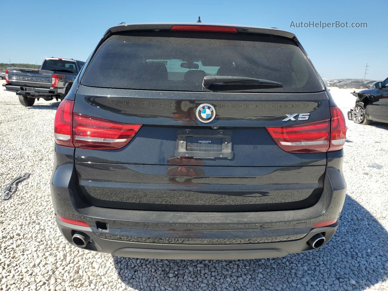 2014 Bmw X5 Sdrive35i Black vin: 5UXKR2C51E0H31417