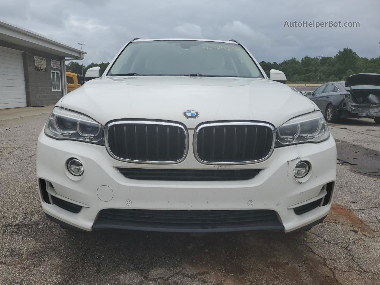 2014 Bmw X5 Sdrive35i White vin: 5UXKR2C51E0H33510