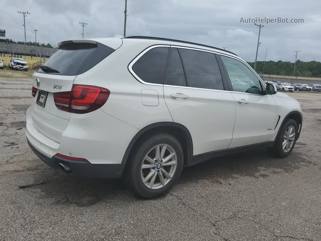 2014 Bmw X5 Sdrive35i White vin: 5UXKR2C51E0H33510