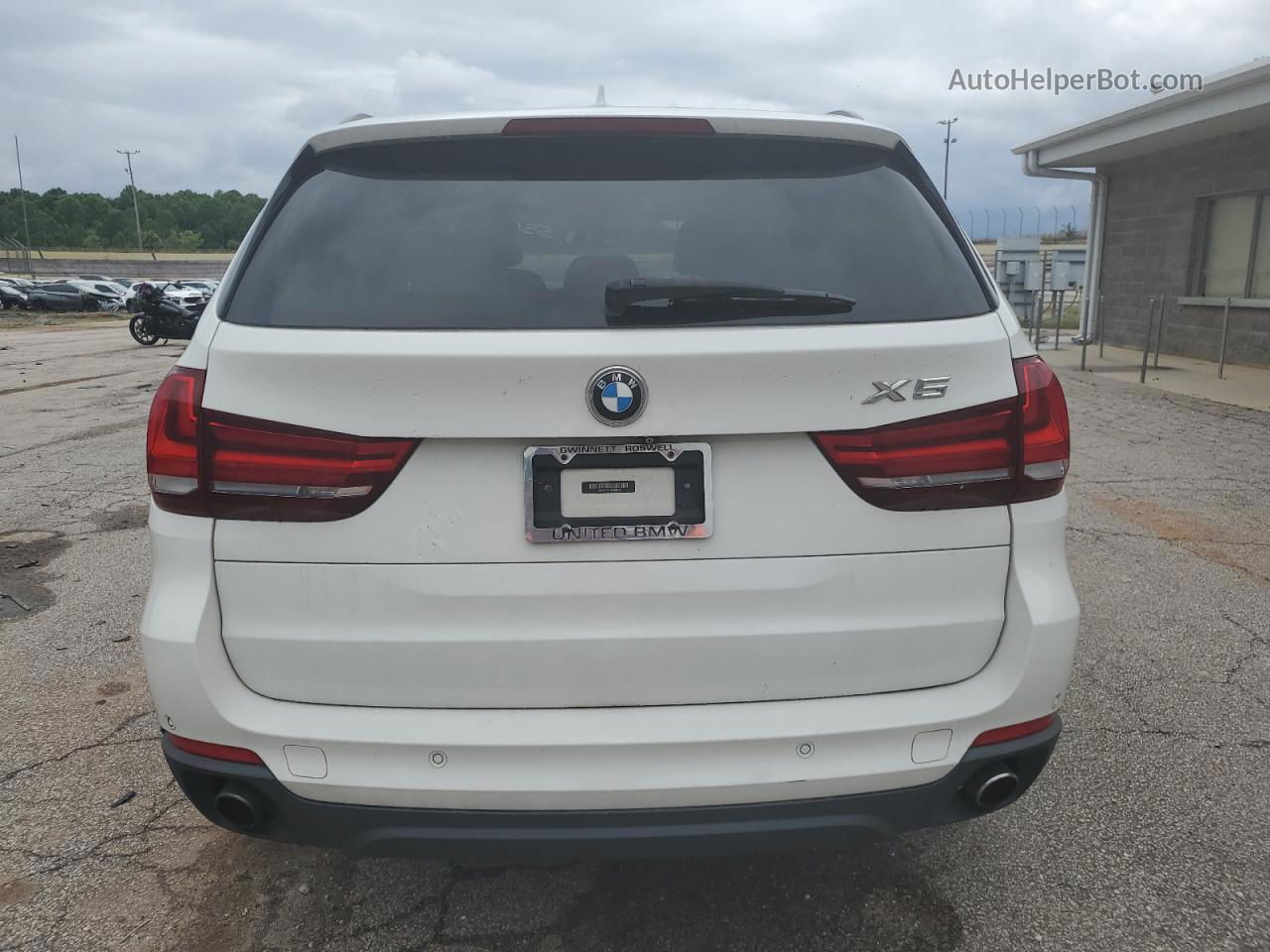 2014 Bmw X5 Sdrive35i White vin: 5UXKR2C51E0H33510