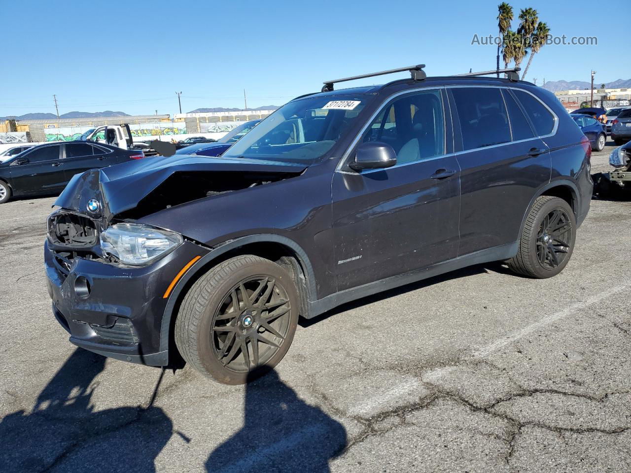 2014 Bmw X5 Sdrive35i Charcoal vin: 5UXKR2C51E0H34348