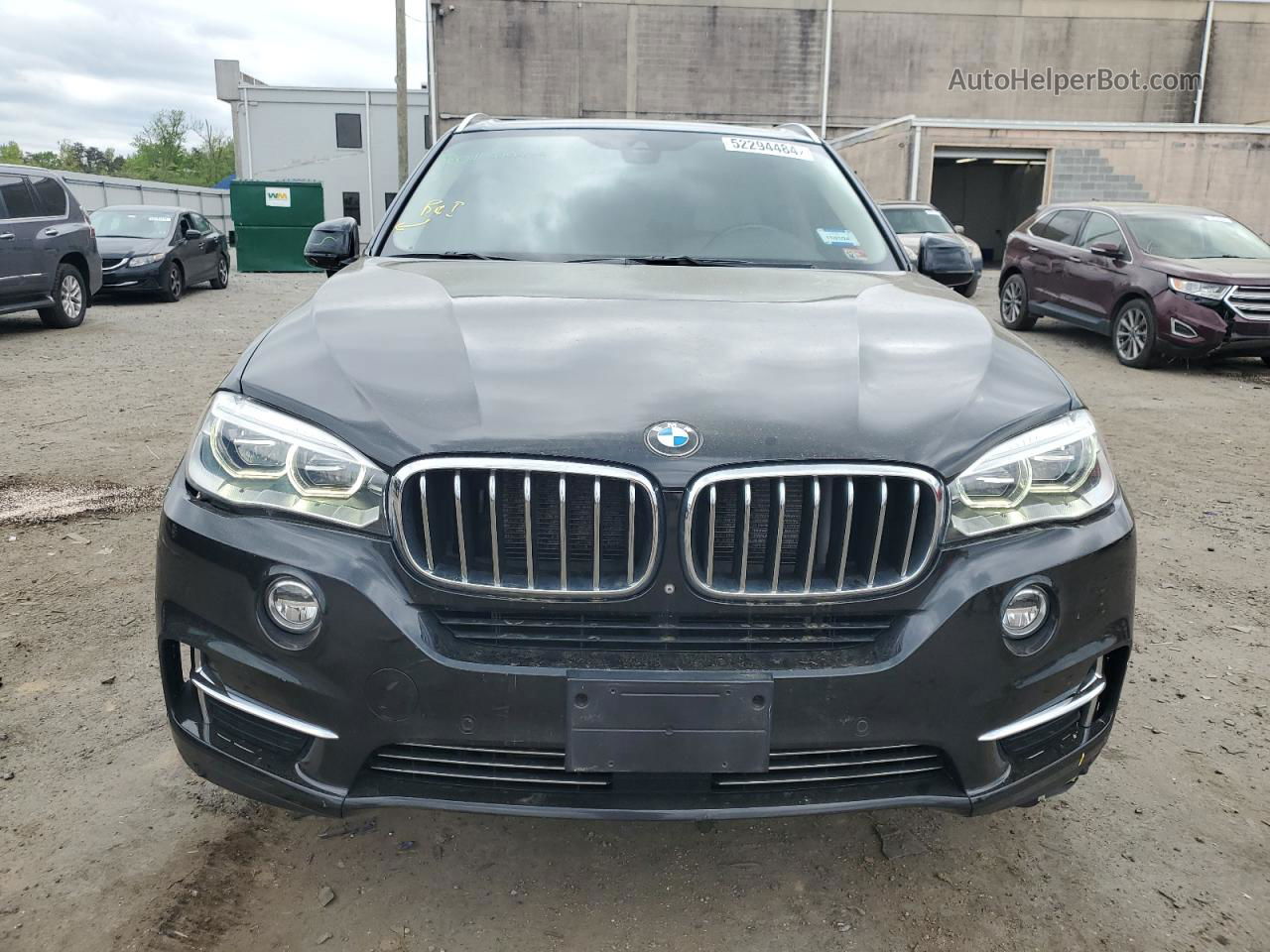 2015 Bmw X5 Sdrive35i Black vin: 5UXKR2C51F0H34920