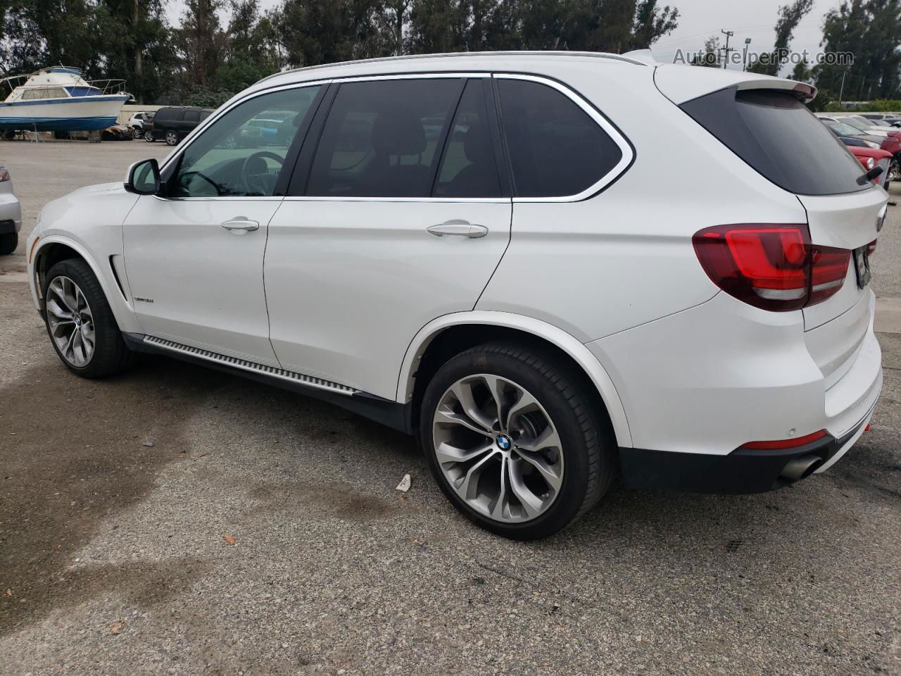 2015 Bmw X5 Sdrive35i White vin: 5UXKR2C51F0H41057