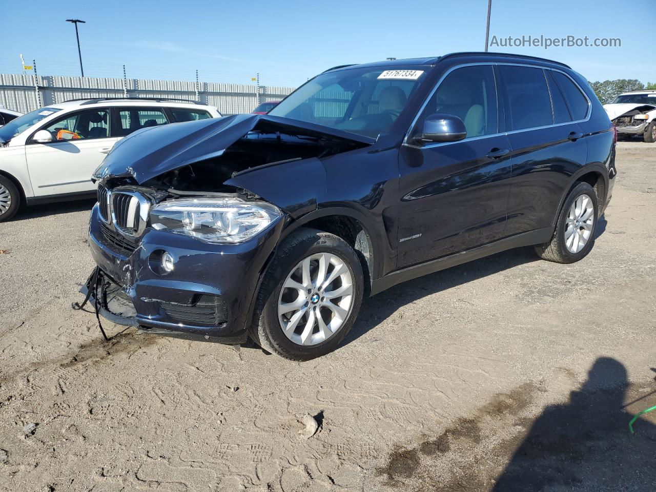 2016 Bmw X5 Sdrive35i Синий vin: 5UXKR2C51G0R73379