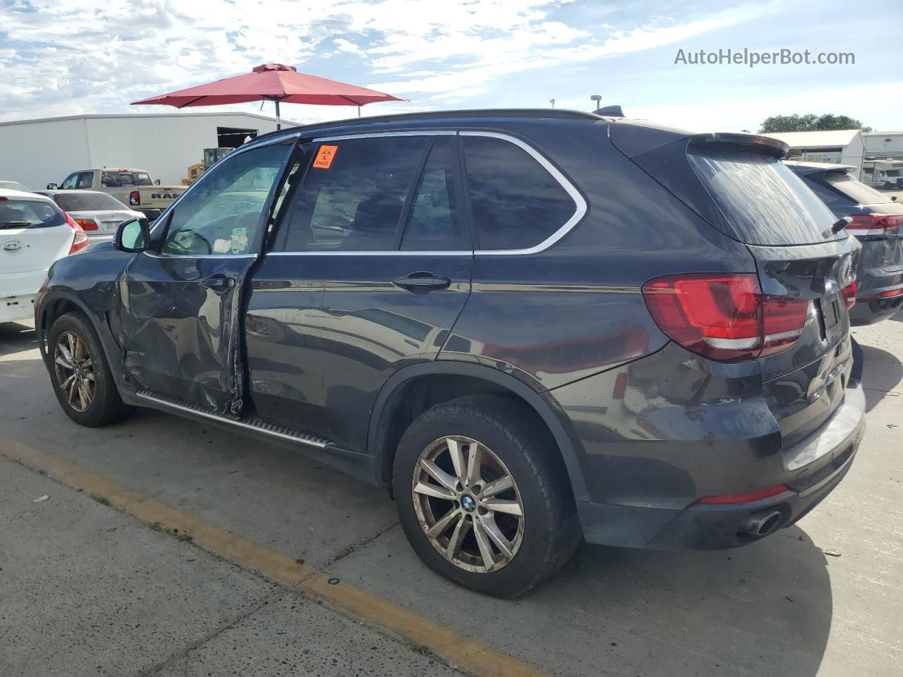 2015 Bmw X5 Sdrive35i Gray vin: 5UXKR2C53F0H36636